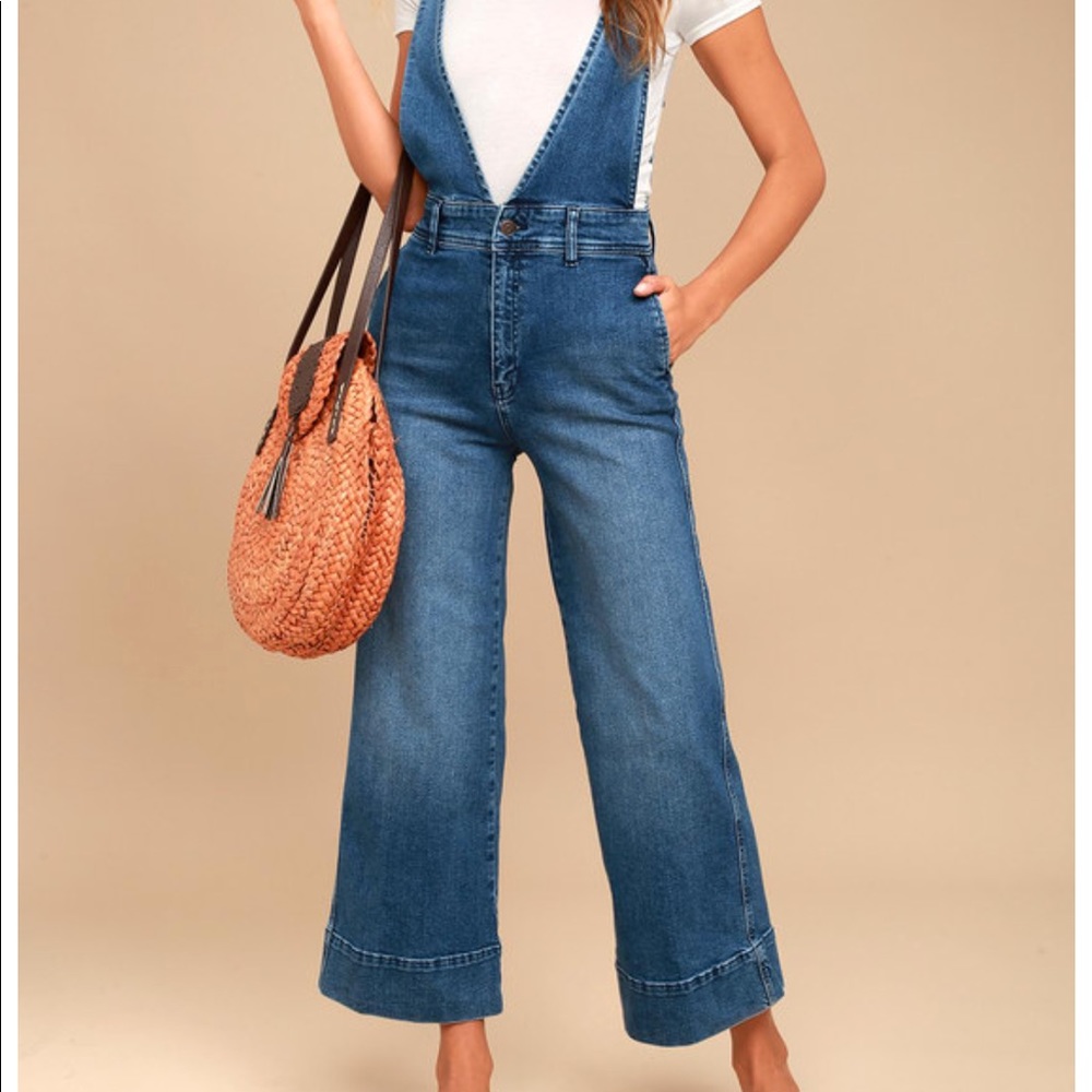 Free People A-line overalls
